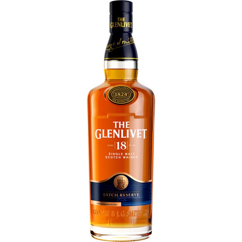 The Glenlivet 18 Year Old Speyside Single Malt Scotch 750ml