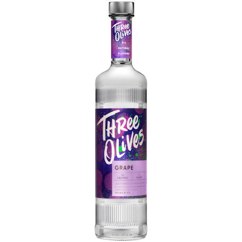 Three Olives Grape Vodka 750ml