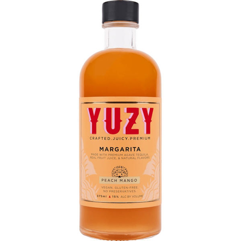 Yuzy Margarita Peach Mango Ready To Drink Cocktail 375ml