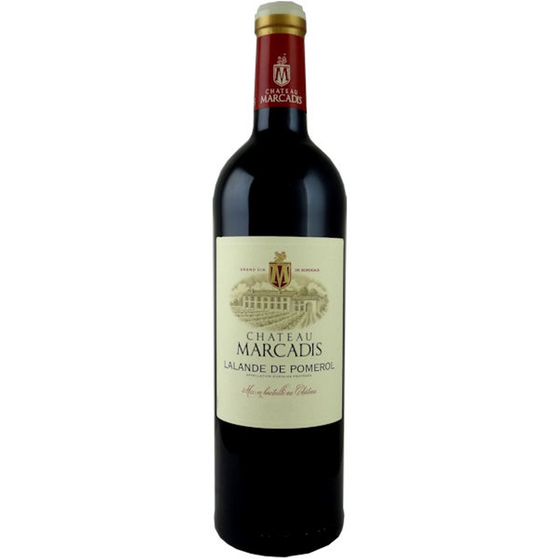 6 Bottle Case Chateau Marcadis Lalande-de-Pomerol 2019 w/ Shipping Included