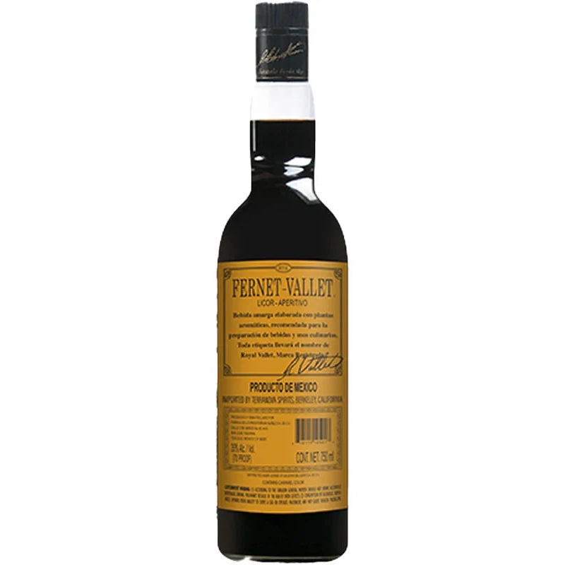 Fernet-Vallet Amaro Licor Aperitivo