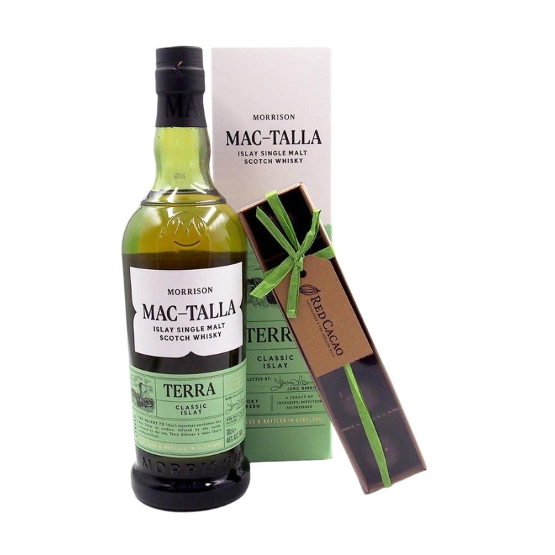 Mac-Talla ‘Terra’ Islay Scotch Whisky 700mL & Red Cacao Truffles Pack