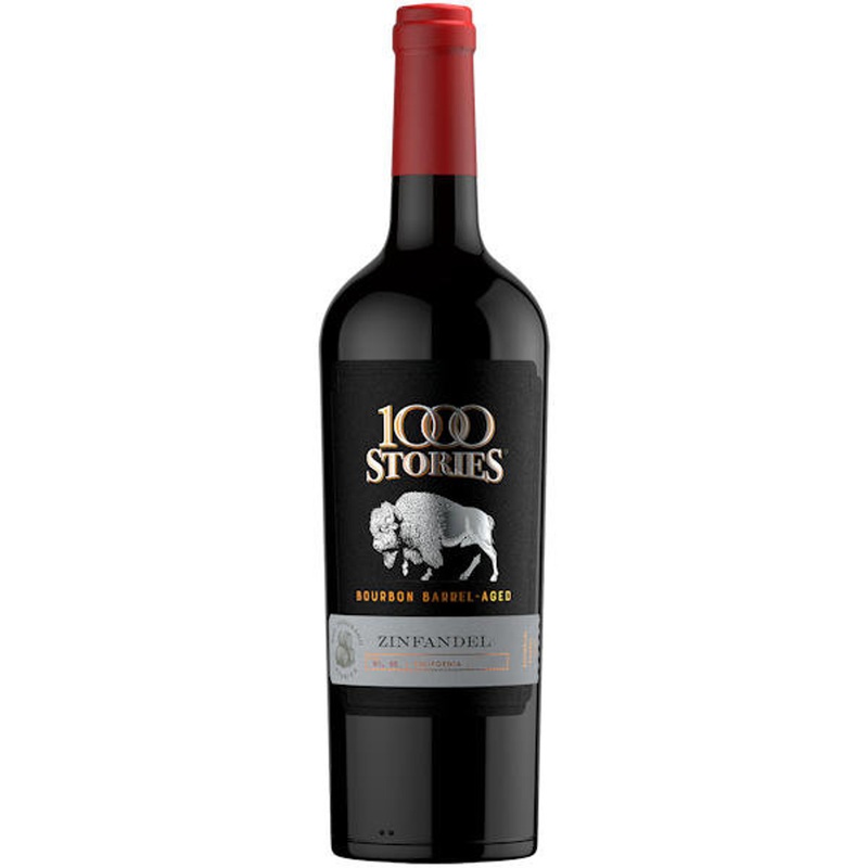 12 Bottle Case 1000 Stories Bourbon Barrel Aged California Zinfandel 2021 w/ Shipping Included