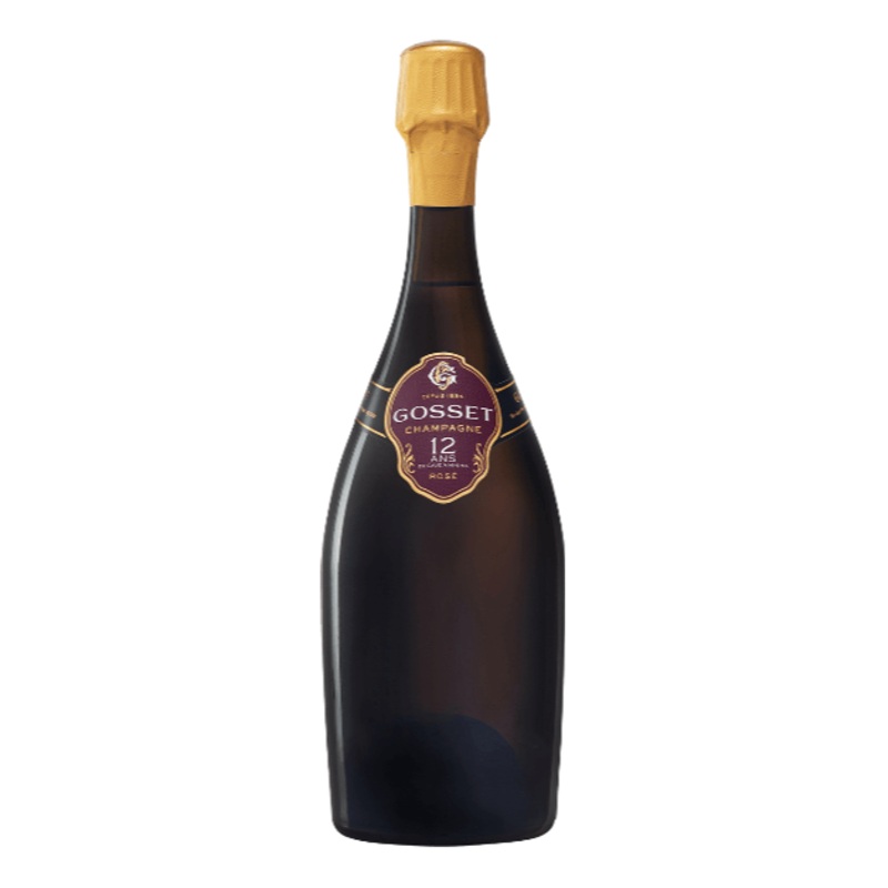 NV Gosset, 12 Ans Rose, Champagne 6x75cl