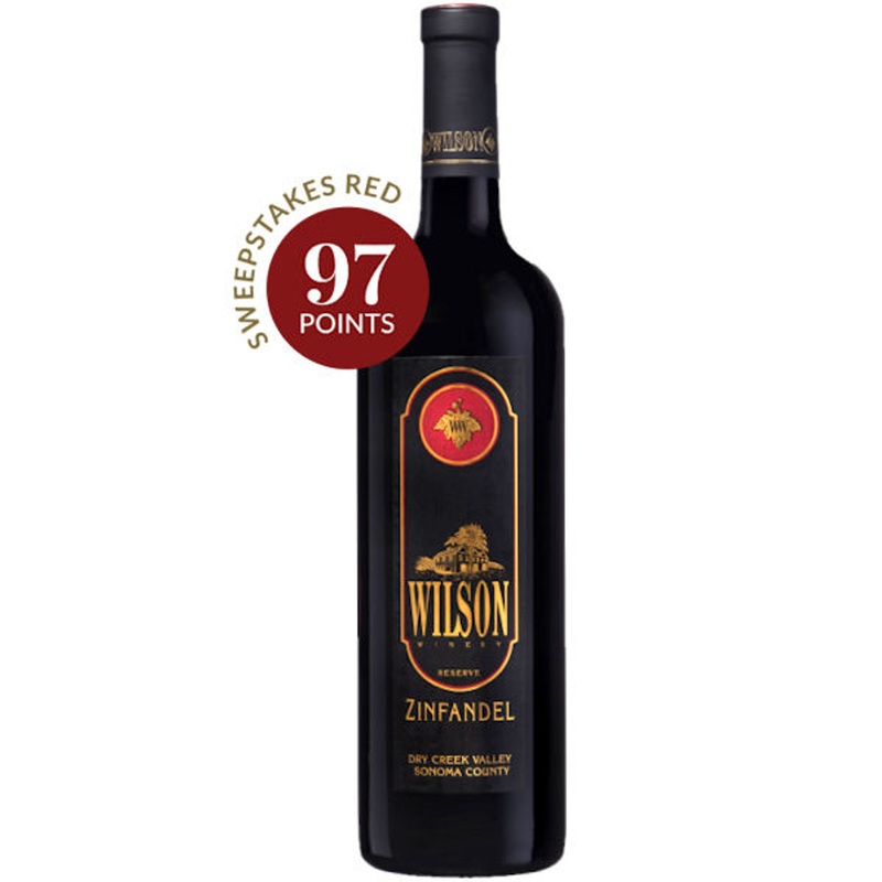 Wilson of Dry Creek Reserve Dry Creek Zinfandel 2021 Rated 97 DOUBLE GOLD
