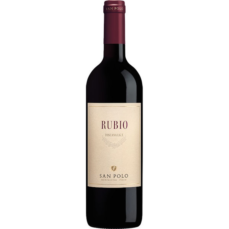 6 Bottle Case San Polo Rubio Toscana IGT 2022 (Italy) Rated 92JS w/ Shipping Included