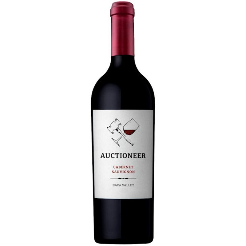 6 Bottle Case Auctioneer Napa Cabernet 2022 Rated 91WE w/ Shipping Included