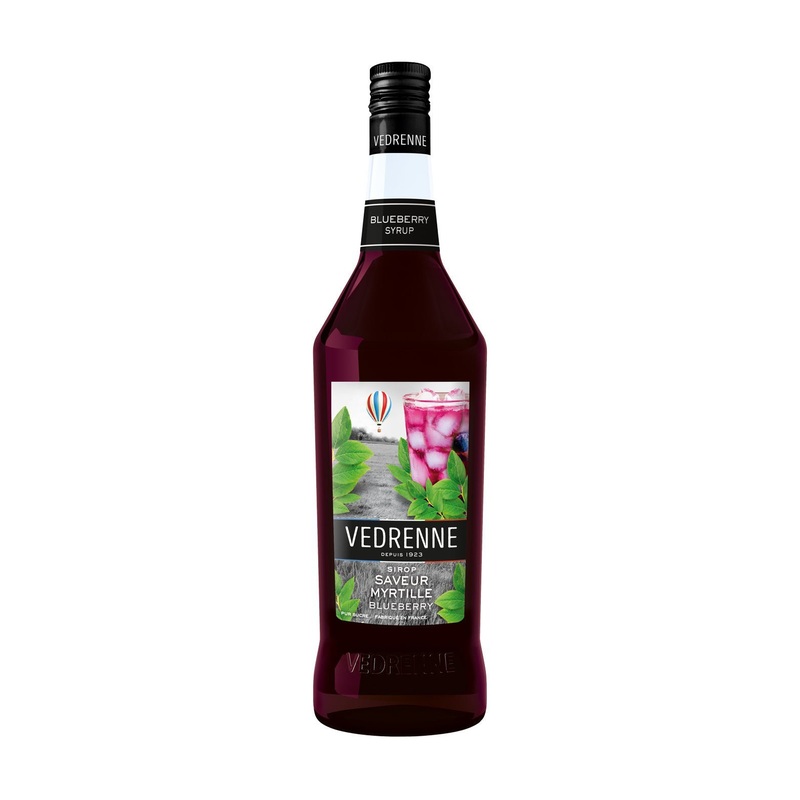 Vedrenne Blueberry Syrup 0% 1000ml
