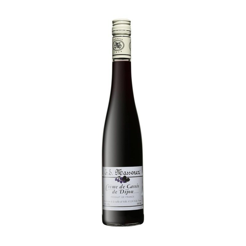 Massenez Liqueur Creme de Cassis (Blackcurrant) 20% 500ml