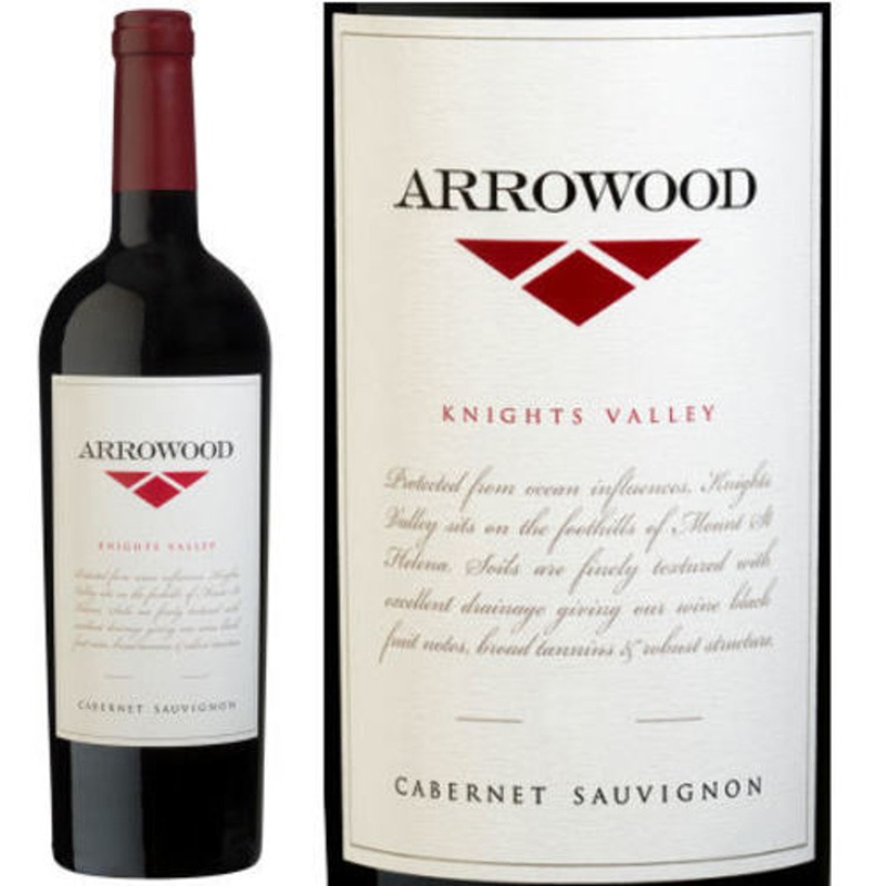 12 Bottle Case Arrowood Knights Valley Cabernet 2018 Rated 91+JD w/ Shipping Included