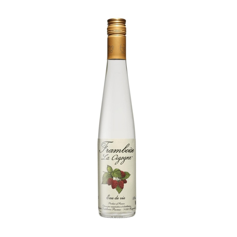 Peureux ‘La Cigogne’ Eau de Vie Framboise (Raspberry spirit) 40% 350ml
