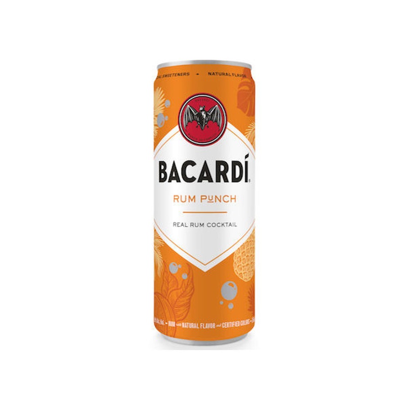 Bacardi Rum Punch Ready To Drink Cocktail 355ml 4-Pack