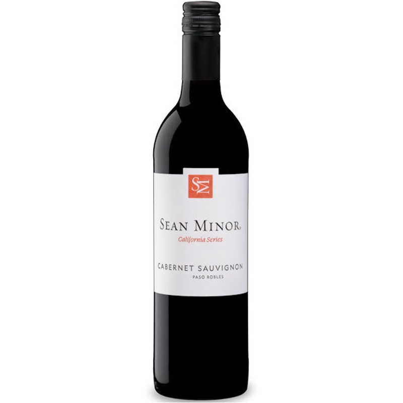 6 Bottle Case Sean Minor Four Bears Paso Robles Cabernet 2023 Rated 93TP w/ Shipping Included