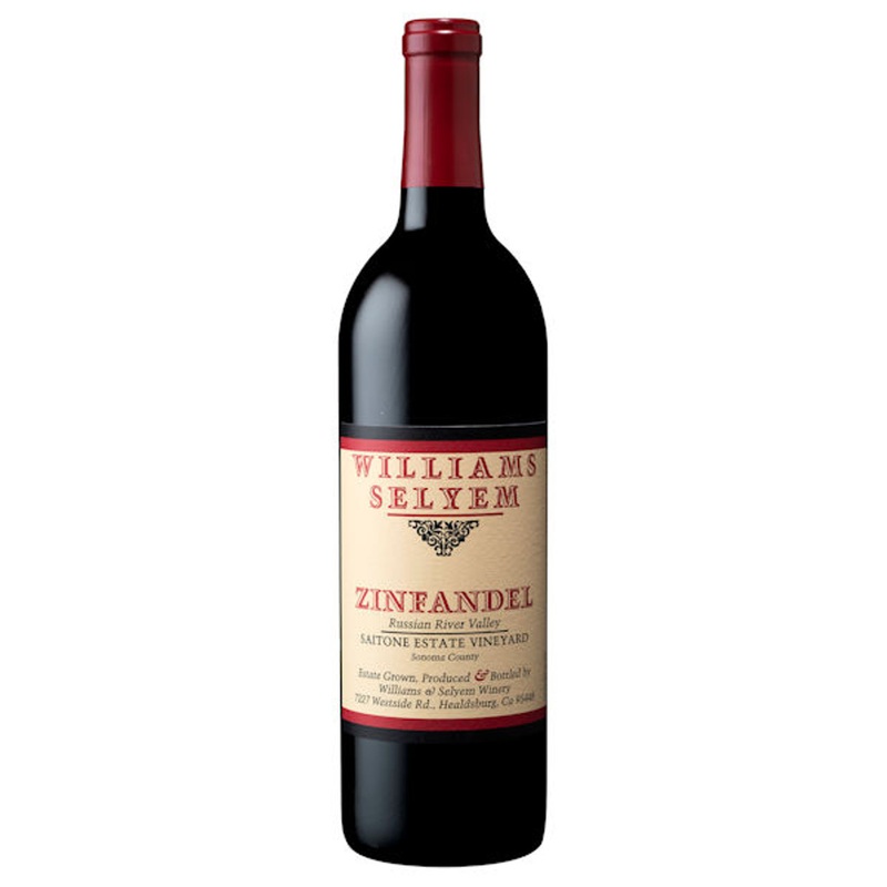 Williams Selyem Saitone Estate Vineyard Russian River Zinfandel 2022 Rated 96JS
