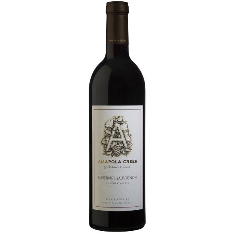 12 Bottle Case Amapola Creek Estate Sonoma Cabernet 2017 w/ Shipping Included