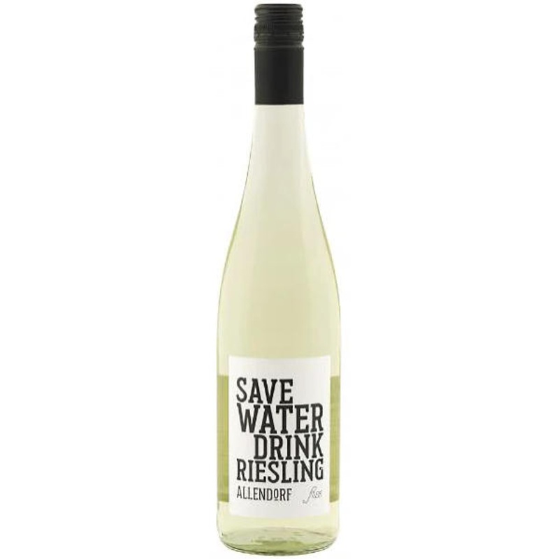 Allendorf Save Water Drink Riesling Alcohol Free German Riesling NV 750ml