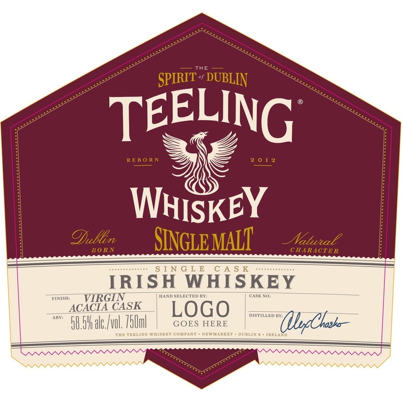 Teeling Single Cask Virgin Acacia Cask Irish Whiskey 750ml