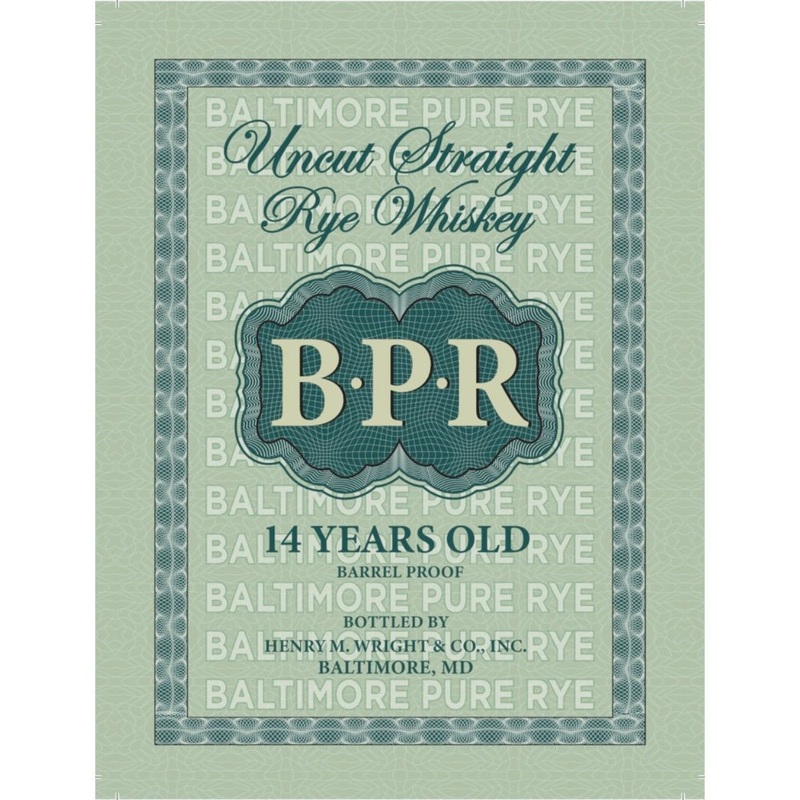 Baltimore Pure Rye 14 Year Old Uncut Straight Rye