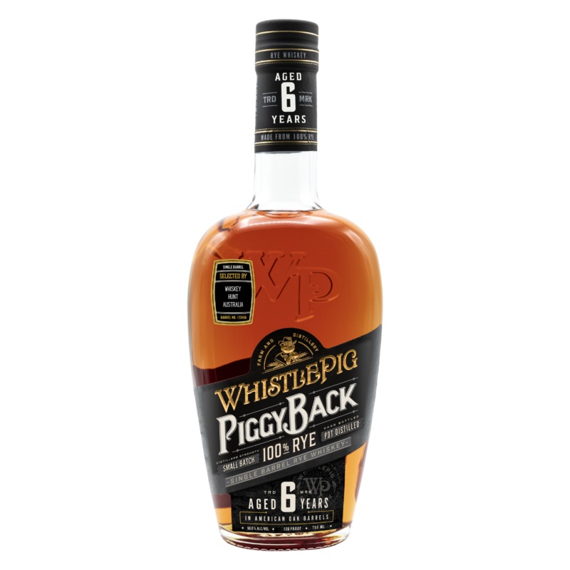 WHISTLEPIG – PIGGYBACK RYE WHA SINGLE BARREL SELECT