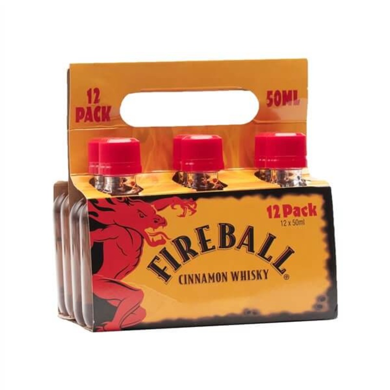 Fireball Cooler 12pk 50ML|12 x 50ml|24 x 12 50ml|36 x 12 50ml