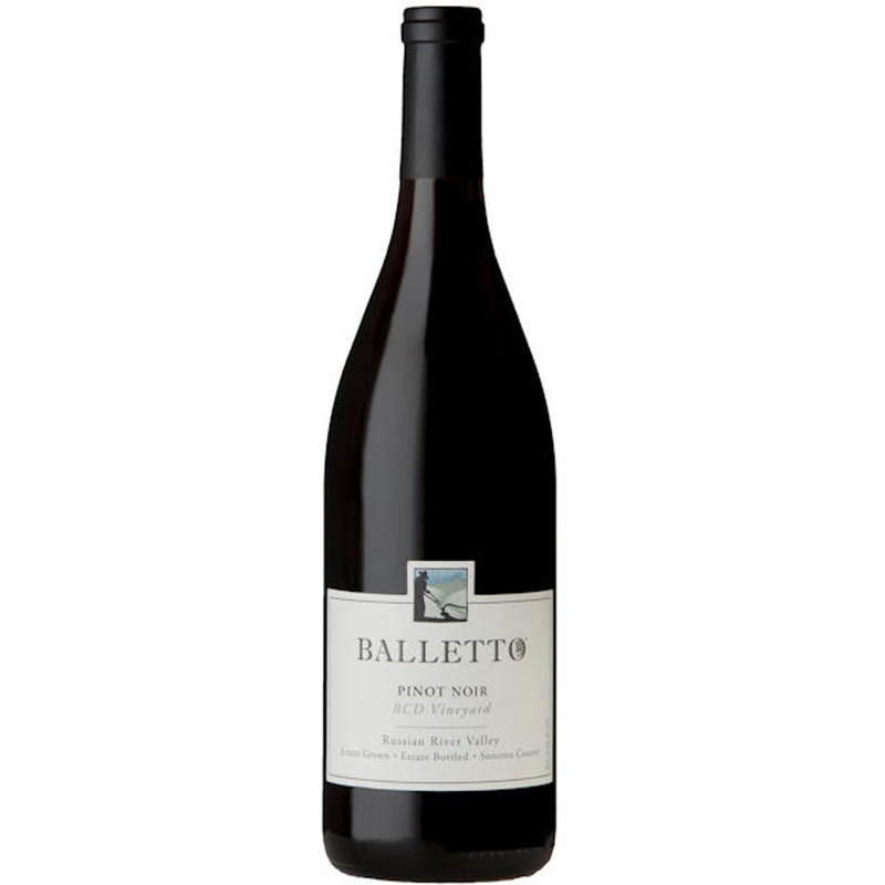 6 Bottle Case Balletto Sexton Hill Vineyard Russian River Pinot Noir 2019 Rated 94JS w/ Shipping Included