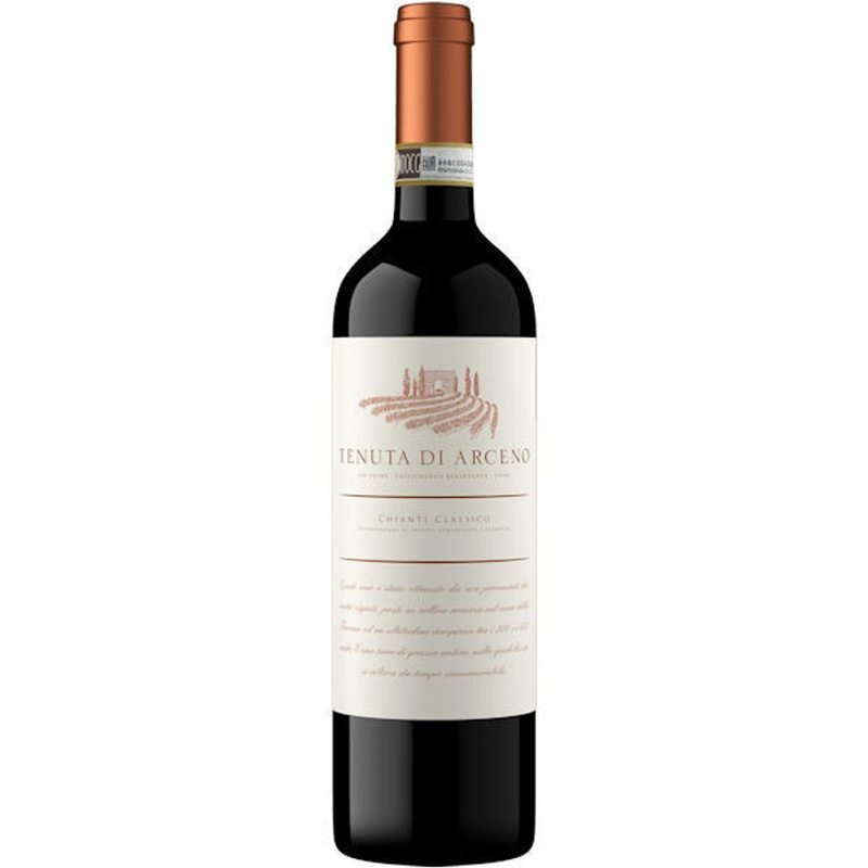 6 Bottle Case Tenuta di Arceno Chianti Classico DOCG 2021 Rated 93JS w/ Shipping Included