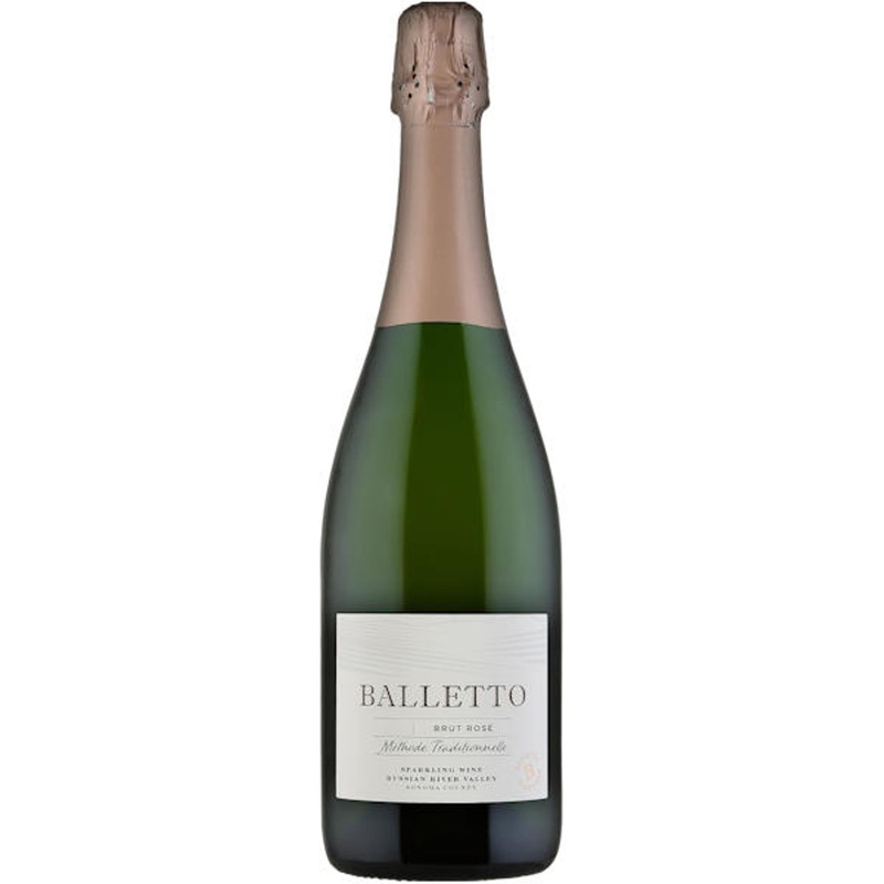 6 Bottle Case Balletto Russian River Brut Rose 2019 w/ Shipping Included