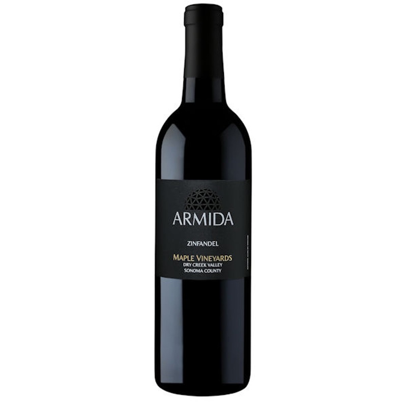 12 Bottle Case Armida Maple Vineyard Dry Creek Zinfandel 2018 w/ Shipping Included