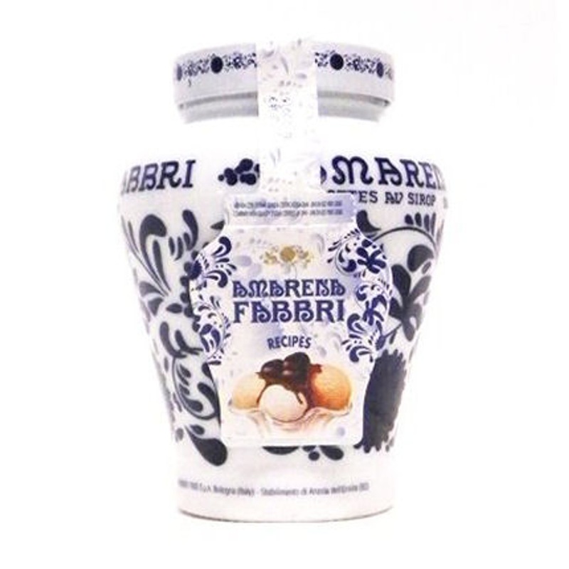 Fabbri Amarena Cherries in Syrup – 21oz Decorated Jar