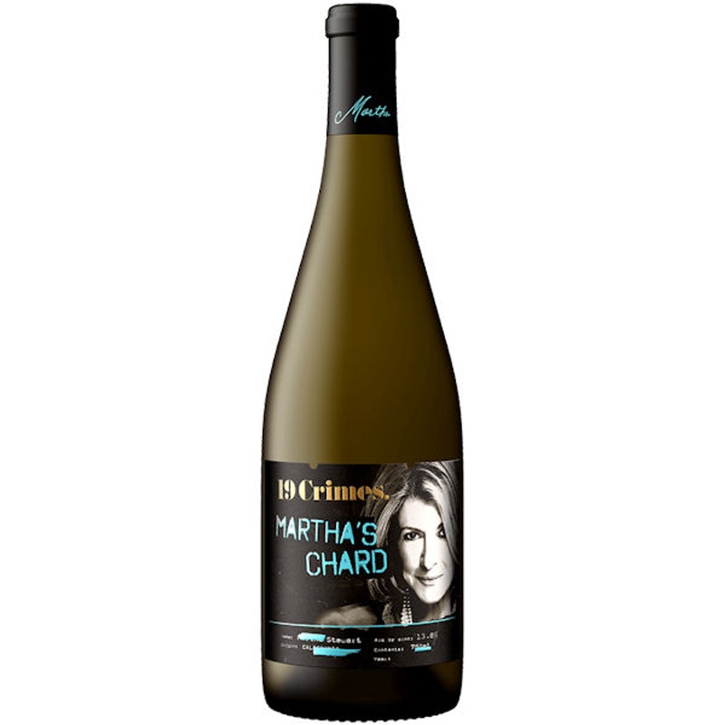 12 Bottle Case 19 Crimes Martha’s California Chardonnay 2020 w/ Shipping Included