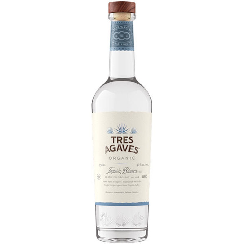Tres Agave Blanco Organic Tequila 750ml