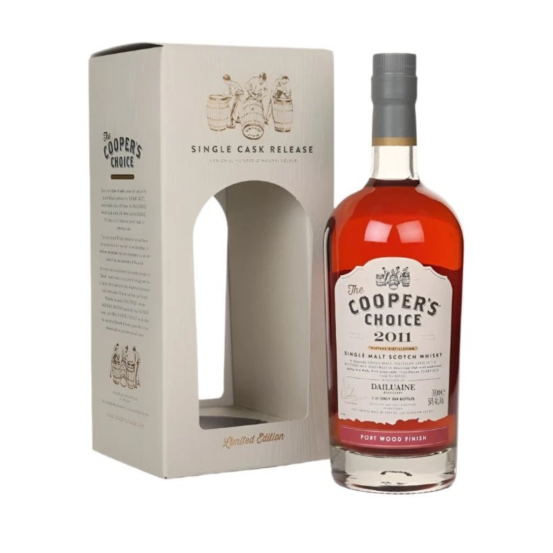Cooper’s Choice Dailuaine 11 Year Old 2011 Port Finish Single Malt Scotch Whisky 700mL