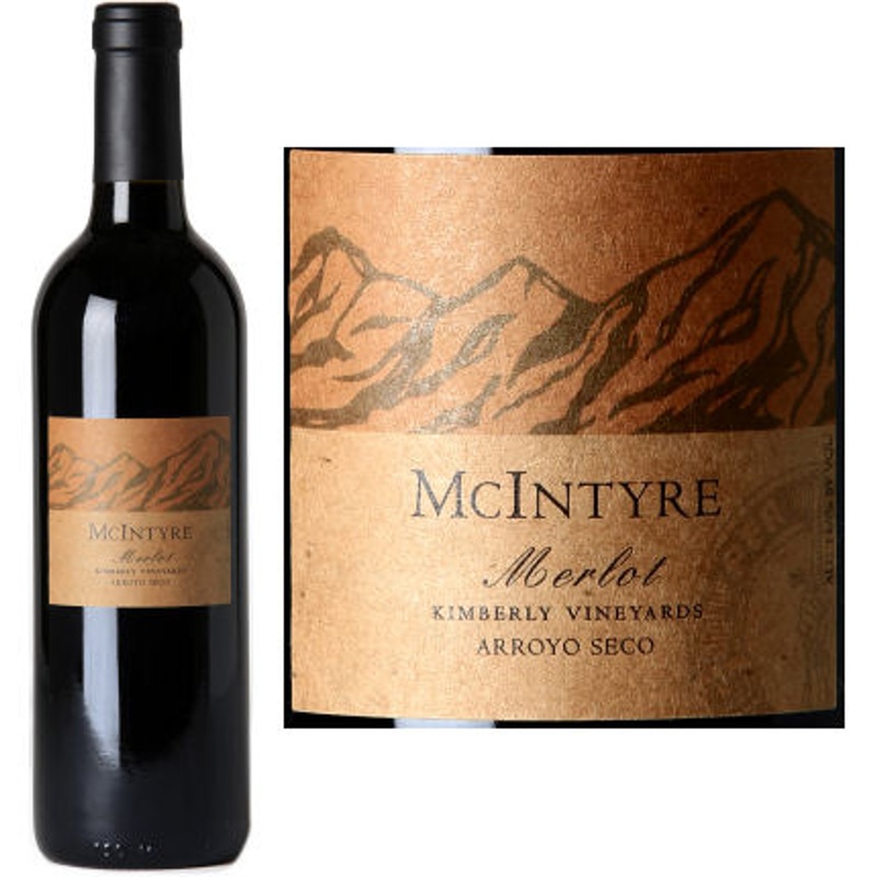 McIntyre Kimberly Vineyards Arroyo Seco Merlot 2019
