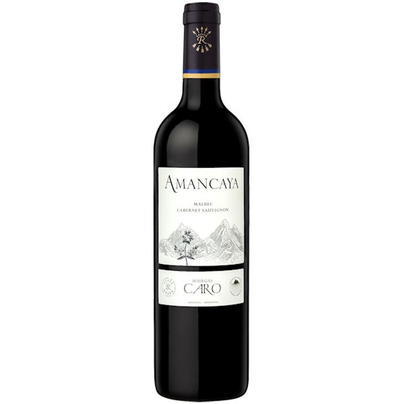 12 Bottle Case Amancaya Mendoza Malbec Cabernet Blend 2021 (Argentina) Rated 93JS w/ Shipping Included
