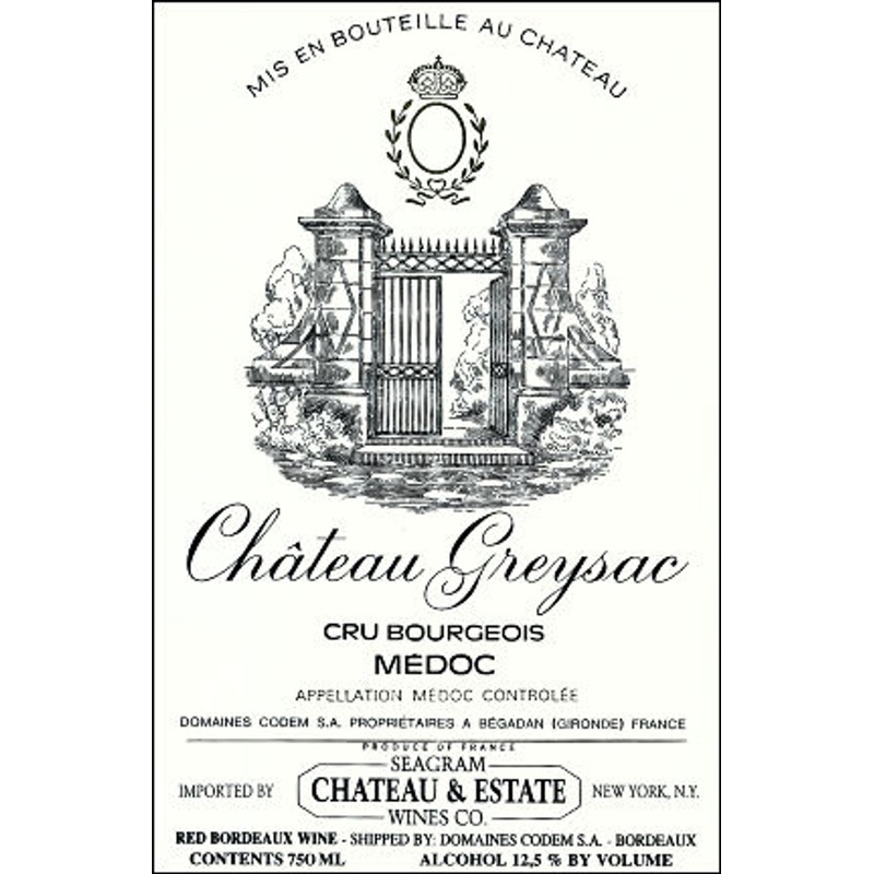 Chateau Greysac Medoc 2015 Rated 91WE