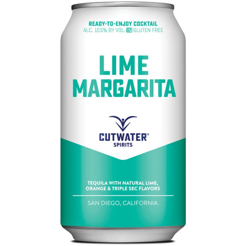 Cutwater Spirits Lime Tequila Margarita Ready-To-Drink 4-Pack 12oz Cans