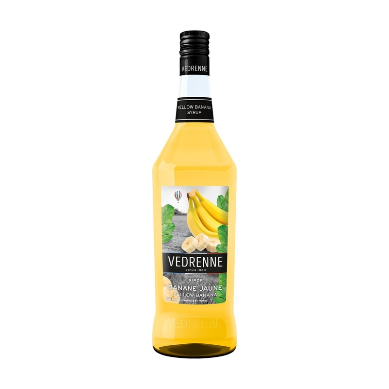 Vedrenne Banana Syrup 0% 1000ml