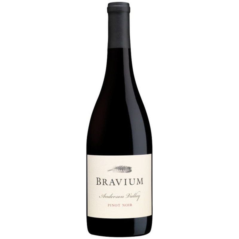 6 Bottle Case Bravium Anderson Valley Pinot Noir 2022 Rated 93WE EDITORS CHOICE w/ Shipping Included