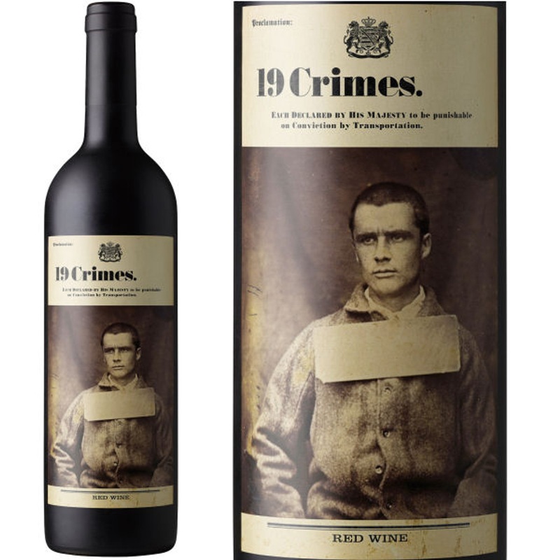 12 Bottle Case 19 Crimes Red Wine 2019 (Australia) w/ Shipping Included