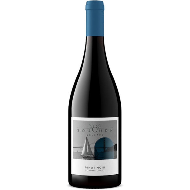 6 Bottle Case Sojourn Cellars Sonoma Coast Pinot Noir 2022 Rated 93JD w/ Shipping Included