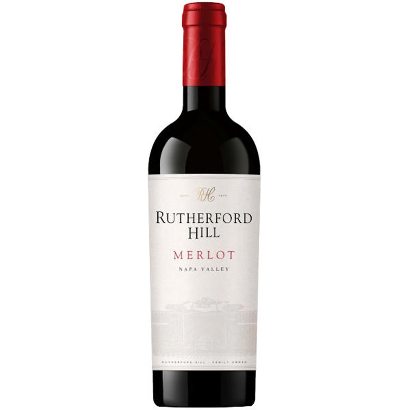 6 Bottle Case Rutherford Hill Napa Merlot 2022 Rated 90JS w/ Shipping Included