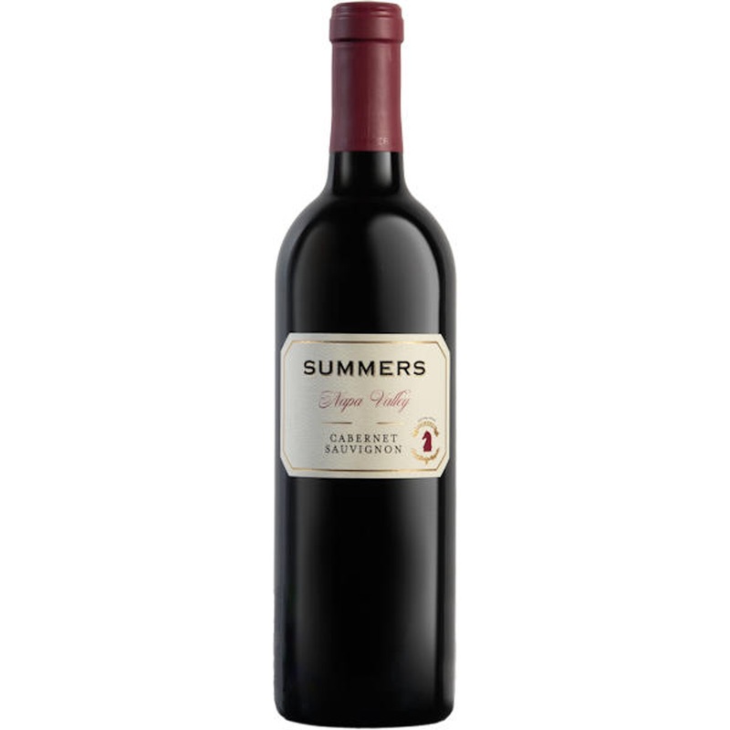 6 Bottle Case Summers Napa Cabernet 2021 w/ Shipping Included