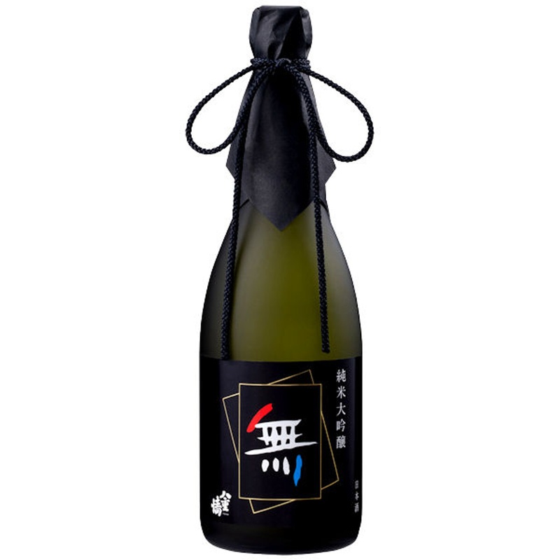 6 Bottle Case Yaegaki Mu Black Label Junmai Daiginjo Sake 720ml w/ Shipping Included