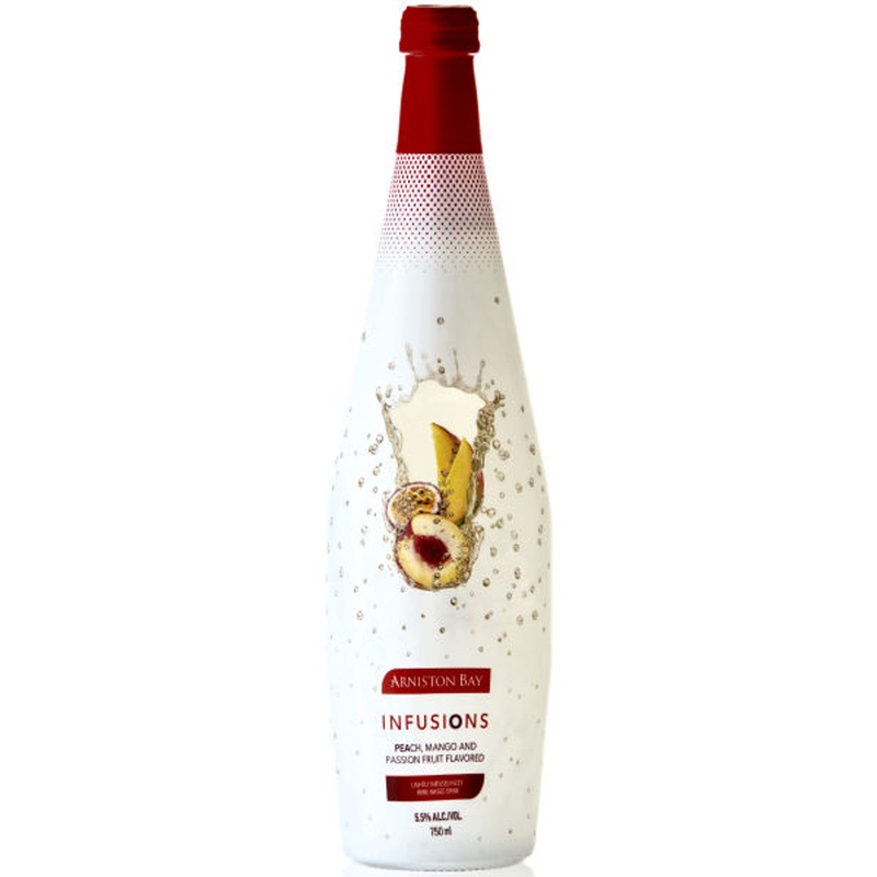 12 Bottle Case Arniston Bay Infusions Peach, Mango & Passion Fruit 750ml (South Africa) w/ Shipping Included