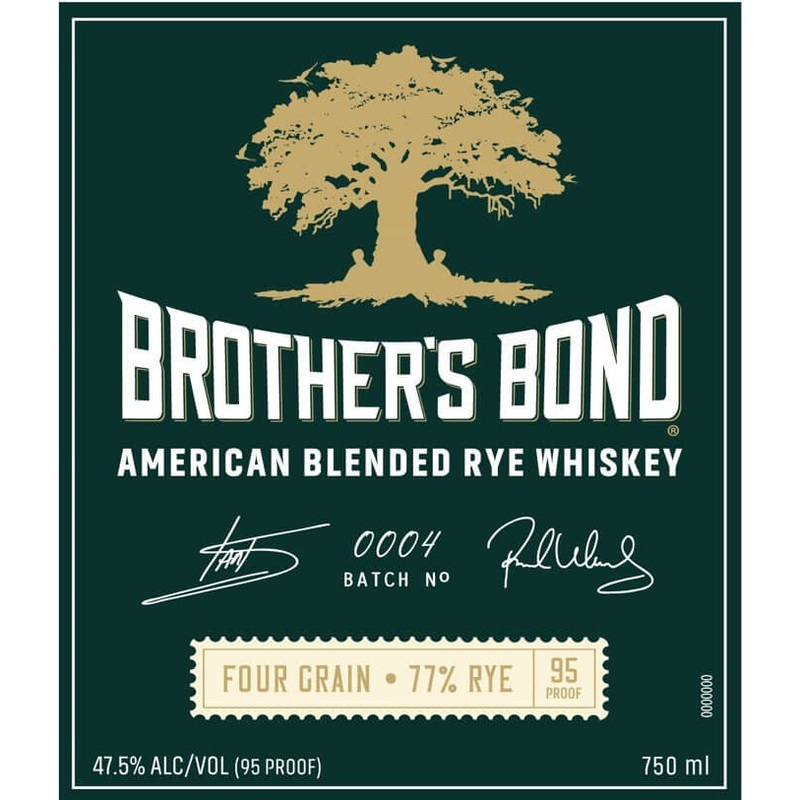 Brother’s Bond American Blended Rye Whiskey Batch 0004