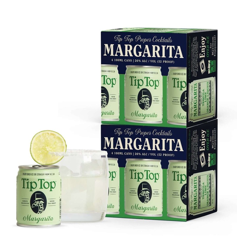 Tip Top Cocktails Margarita|8-Pack|12-Pack|4-Pack|100ml Can