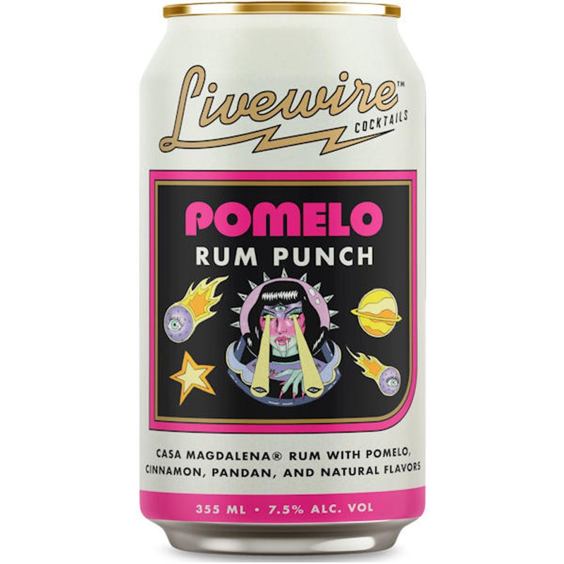 Livewire Pomelo Rum Punch 12oz 4 Pack Cans