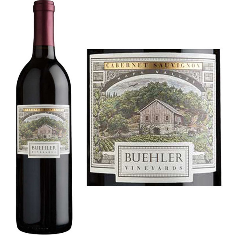 6 Bottle Case Buehler Napa Cabernet 2020 Rated 91WS w/ Shipping Included