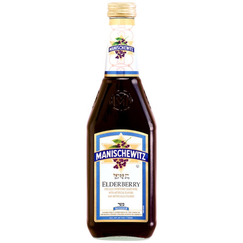 Manischewitz Elderberry Wine Kosher 750ml
