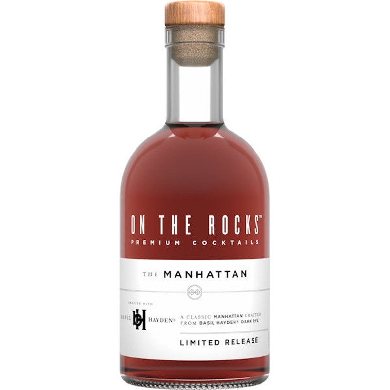 On The Rocks Basil Hayden The Manhattan Ready-To-Drink Cocktail 375ml